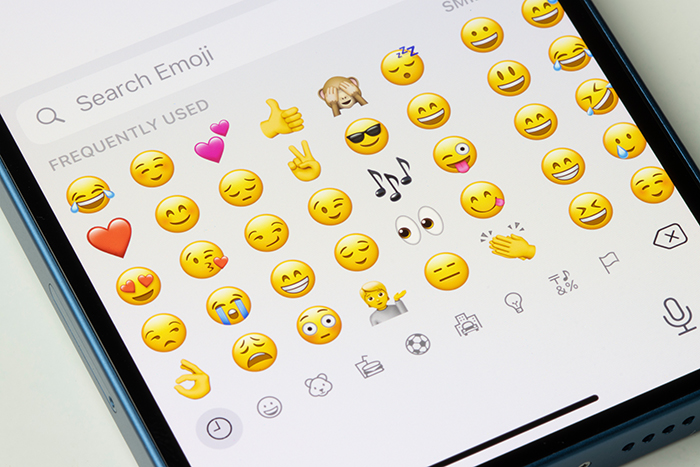 Emoji on iPhone