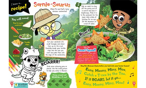Sarnie-saurus Recipe